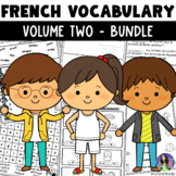 French Vocabulary BUNDLE Volume 2 | Emotions - Clothing - 
