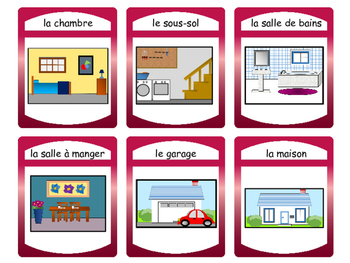 French Vocabulary Card Games BUNDLE by Meg Coursey | TPT