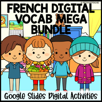 Preview of French Vocabulary Lexique Digital Activities | MEGA BUNDLE | For Google Slides™