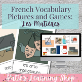 French Vocabulary Pictures and Games: Les Matières | Schoo