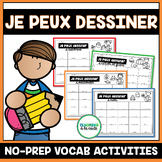 French Vocabulary Drawing Activities | Early Finisher Activities