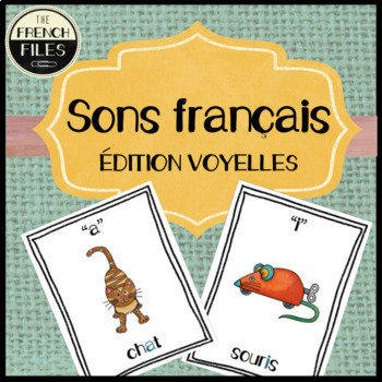 French Vowels Sound Posters - Affiches de voyelles en français | TpT