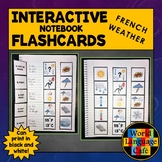 French Weather Flashcards Interactive Notebook Flashcards 