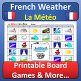 French Weather Fun Printable Activities and Games La Météo