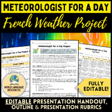 French Weather Project - Meteorologist for a Day (Le temps
