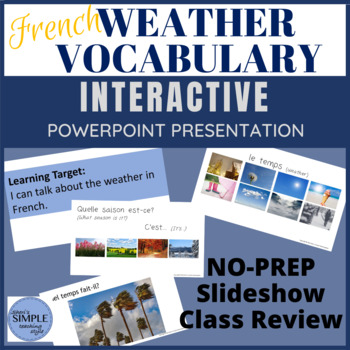 french weather presentation