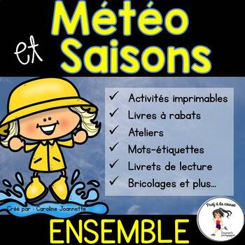 Preview of French Weather & Season Bundle | Météo et saisons - Ensemble