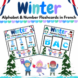 French Winter ABCs & Number Flash Cards BUNDLE for Kids- 3