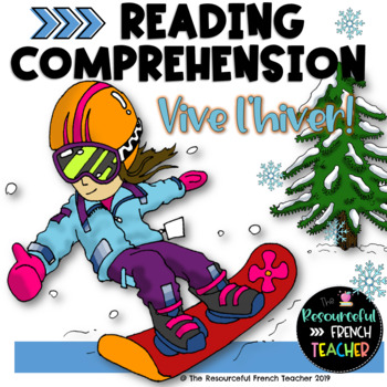 Preview of French Winter Activities Reading Comprehension /Comprehension de lecture Hiver