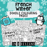 French Winter Coloring Pages | L'hiver Coloriage