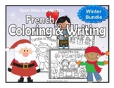 French Winter Coloring & Writing Bundle