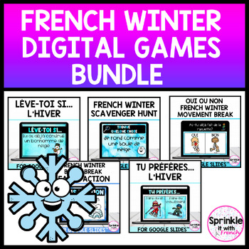 Preview of French Winter Digital Games Bundle