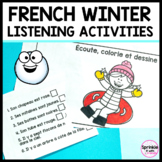 French Winter Listening Activities | Les activités d'écout