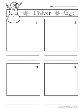 French Winter Listening and Drawing Activity by Bonjour-Hello | TpT