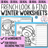 French Winter Look & Find Decoding Vowel Sounds Practice W