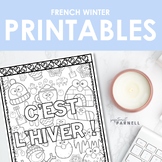 French Winter Printables & Activity Booklet | L'hiver