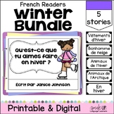 French Winter - l'hiver Readers & Activities Bundle Print 