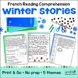 French Winter Reading Comprehension Activities – l’hiver l