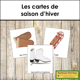 French - Winter Season - Les cartes de saison d'hiver