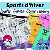 French Winter Sports Close reading passages Olympic Games 