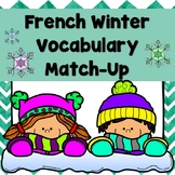 French Winter Vocabulary Match-Up
