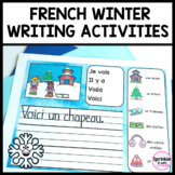 French Winter Writing Activities | Les activités d'écritur