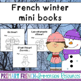French - Winter themed mini books