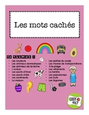 French Word Search Pack / Les mots cachés