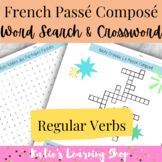 French Word Search and Crossword: Passé Composé