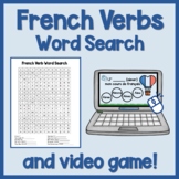 French Word Search and Google Slides Video Game