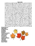 French Word Search: l'automne