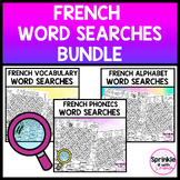 French Word Searches Bundle | Les mots cachés