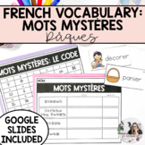 French Word Work: Pâques | Mots Mystères | NO PREP