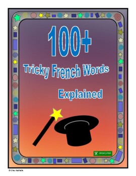 Preview of French - Word Skills (100+ Tricky Words)