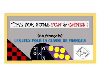 Preview of GAMES DAY! With French Words We Use in English (4 Fun Games)