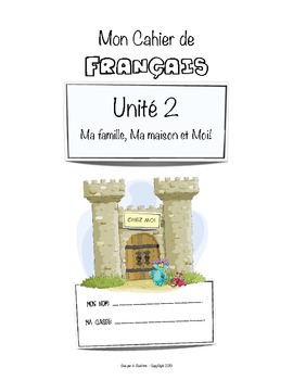 Preview of French Workbook for Beginners - Unit 2 of 5.