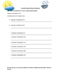 French Worksheet-Weather