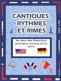 World Countries  - French rap-like Chants with Exercises and Mp3