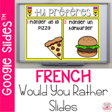 French Would You Rather Speaking Prompts for Back to Schoo
