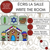 French Write the Room|| December || Holidays || Ecris la Salle