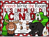 French Animals of Canada Write the Room: Les Animaux du Canada