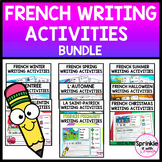 French Writing Activities Bundle | Les activités d'écriture