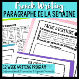 French Writing / Écriture: Paragraphe de la semaine [DIGITAL VERSION INCLUDED]