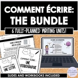 French Writing Units BUNDLE -   Junior French Immersion