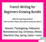 French Writing for Beginners Growing Bundle | Écriture pou