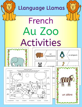 animal activities french teaching resources teachers pay teachers