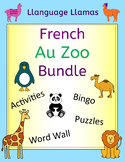 French Zoo Animals Bundle - Au Zoo - Activities Puzzles Wo