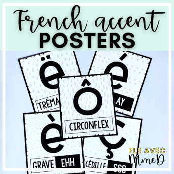 Preview of French accent posters