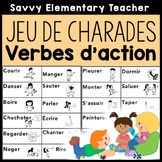 French Action Verb Charade with Pictures/Actions | Jeu de charade