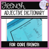 French adjectives list with English translations/mon dicti